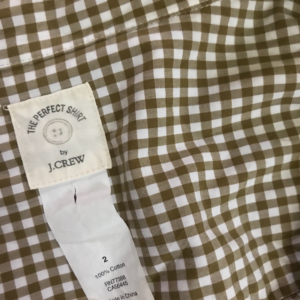 Jcrew gingham button down - Picture 2 of 2